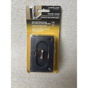 PrimeLine Pocket Door Privacy Lock Products N 7368 ,3-3/4-Inch, Classic Bronze